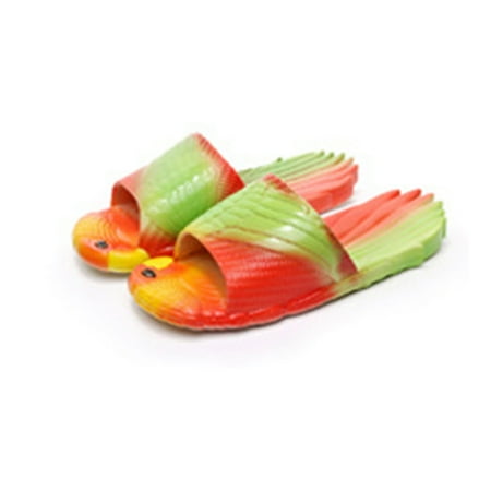 

EQWLJWE Cartoon Slippers For Women Child Anti-Slip Novelty Open Toe Slides Summer Sandals Casual Beach Shoes Girls Slippers Holiday Clearance