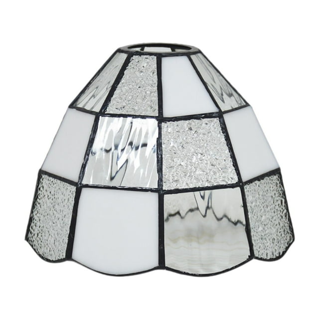 Split Shade de pared de la lámpara de vidrio para la lámpara de la lámpara para el bucle E26/E27 Cubierta de lámpara resistente Cubierta de luz para l