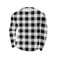 thumbnail image 4 of LIaqionyy Big and Tall Shirt for Men Christmas Crew Neck Fashions Tops Fall Basic Long Sleeve Outfits Clothes, 4 of 4