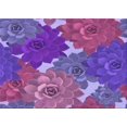 thumbnail image 1 of Ahgly Company Machine Washable Indoor Rectangle Transitional Dark Orchid Purple Area Rugs, 2' x 3', 1 of 7