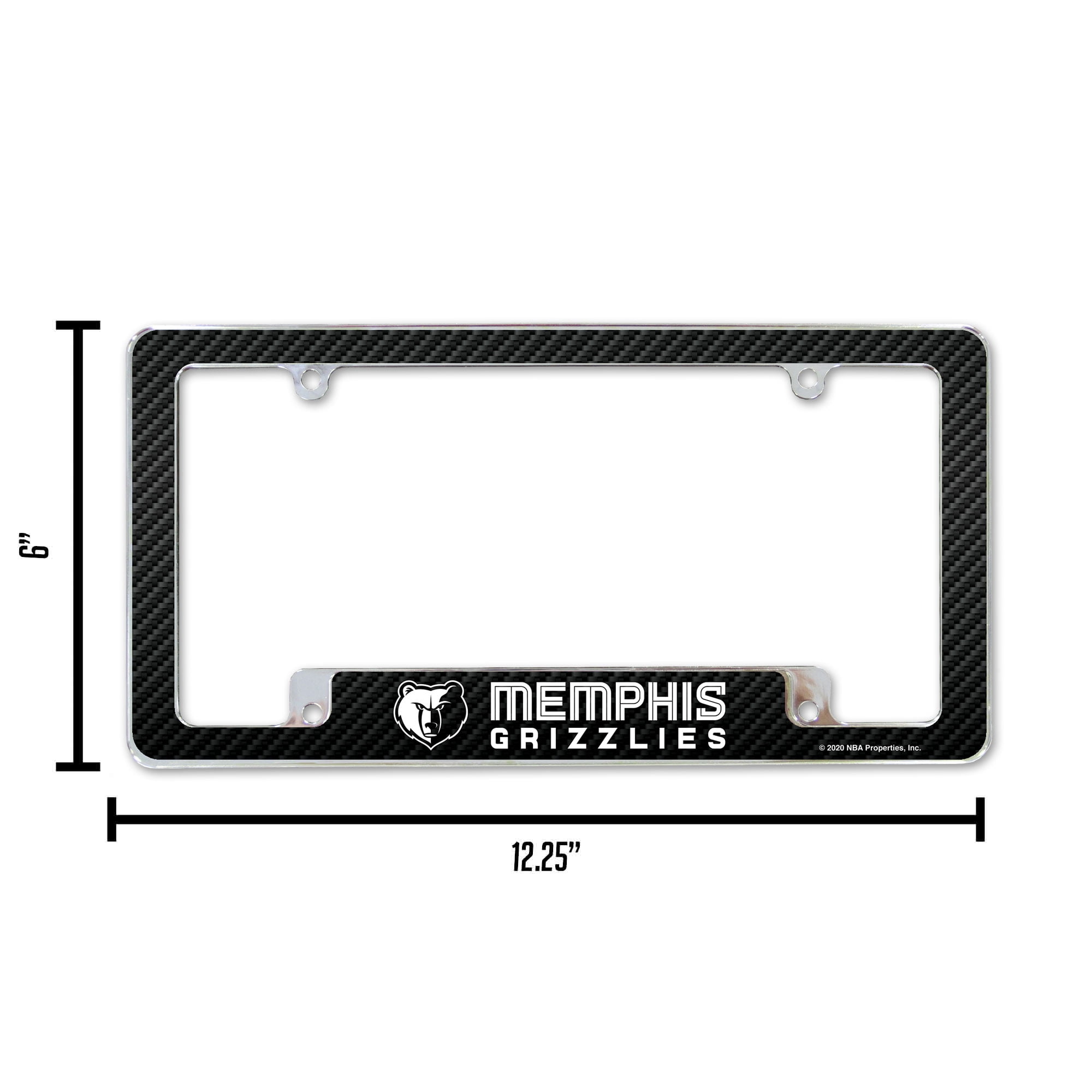 GRIZZLIES CARBON FIBER DESIGN ALL OVER CHROME FRAME