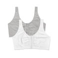 thumbnail image 1 of Sujetador deportivo Fruit of the Loom para mujer con cierre frontal, 1 of 4