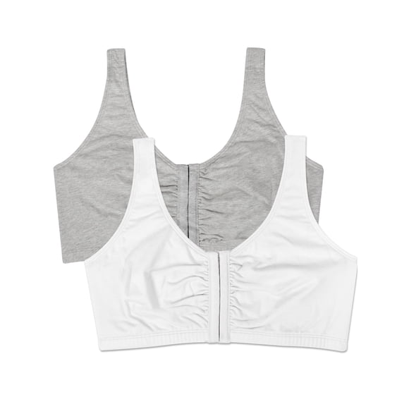 Sujetador deportivo Fruit of the Loom para mujer con cierre frontal