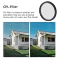 thumbnail image 4 of 52MM CPL Filter Circular Phone Camera Lens Universal Polarizer Filter Lens Clip No Reflections for Smartphones DSLR, 4 of 5
