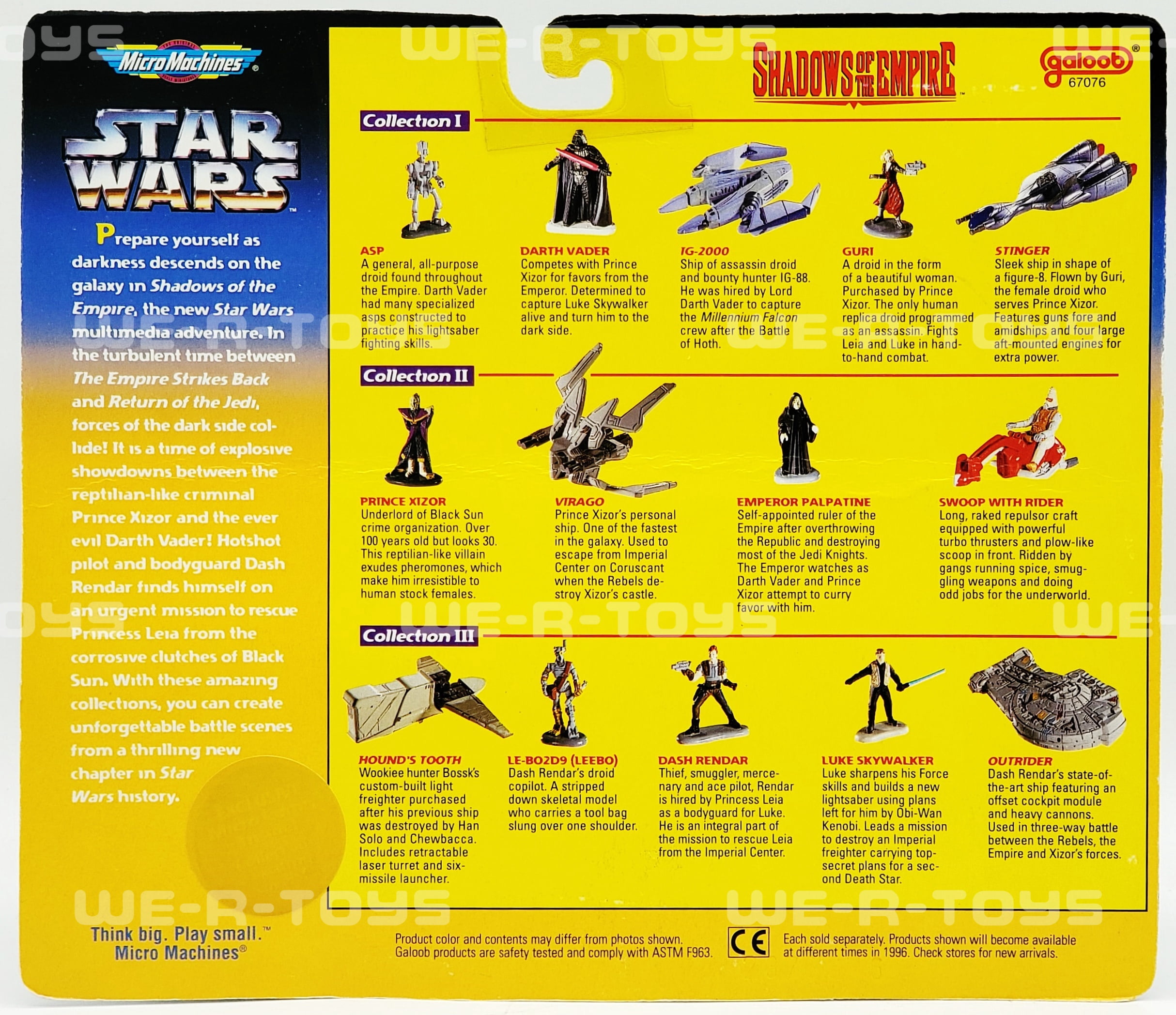 Star Wars Micro Machines Shadows of the Empire II Collection