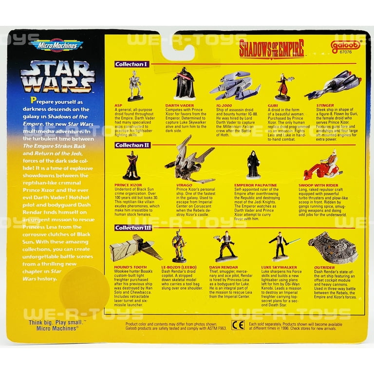 Star Wars Micro Machines Shadows of the Empire II Collection
