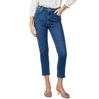 paige cigarette jeans PAIGE womens Gemma Black Lotus High Rise Slim Cigarette Jean, 29