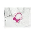 thumbnail image 4 of INSPIRE CHIC Men's Pre-Tied Bow Ties Adjustable Strap Solid Color Knitted Bowtie Rose Red, 4 of 5