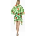 thumbnail image 5 of LA LEELA Women's Beach Bikini Cardigan Swimsuit Kimono L-XL Multi, Floral, 5 of 5