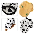 thumbnail image 3 of YUEHAO Dog Clothes for Small Dogs Pet Clothes Dog Clothes Autumn and Winter Clothes Teddy Bear Pet Clothing Cat Spring Clothes Two Legged Fleece Sweater Pet Supplies for Dogs (White, L), 3 of 7