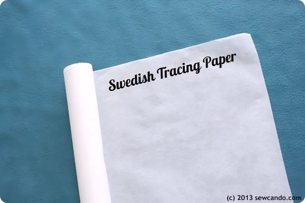 Tracing Paper - White Sewable Swedish Tracing Paper 29 x 30 Yards