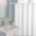 thumbnail image 1 of Bathroom Shower Curtain Waterproof Fabric Solid Color Bath Curtains With Hooks For Hotel Bathtub Large Wide Bathing Cover Home Decoration, 1 of 1