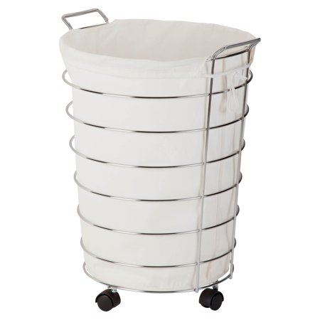 Rolling Hamper with Removable Laundry Bag