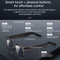 thumbnail image 5 of 2026 AI Smart Voice Glasses: AI Assistant, 4K Video, Real-Time Translation, Wireless Calls, Polarized Sunglasses, Long Battery Life for Sports, 5 of 9