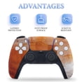 thumbnail image 4 of Brown Orange Background Abstract Texture PS5/PS5 Pro/PS5 Slim Digital Disc Skin Sticker For Console And Controller Skins, 4 of 7