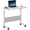 White, variant on SogesHome 31.5inches Adjustable Mobile Bed Table Portable Laptop Computer Stand Desks with Rolling Wheels, White