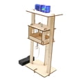 yotijay DIY Assembled Electric Elevator Toys Science Educational toys ...