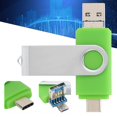 thumbnail image 1 of USB disco U de interfaz tipo C con diseño giratorio de 360 portátil para computadora doméstica teléfono inteligente ANGGREK Otros, 1 of 8