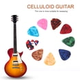 thumbnail image 3 of Celluloid Guitar Picks 50 PCs 0.46mm/0.7mm Gauge Available Ukulele Guitar Plectrum Instrument Accessory, 3 of 8