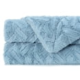 thumbnail image 3 of Chanasya Fuzzy Soft Cloud Textured Embossed Faux Fur Throw Blanket - Plush Sherpa Solid Cozy Blanket for Bed Sofa Chair Couch Cover Living Bed Room (50x65 Inches) Sky Blue Blanket, 3 of 3