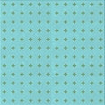 thumbnail image 1 of Ahgly Company Machine Washable Indoor Square Transitional Macaw Blue Green Area Rugs, 7' Square, 1 of 7
