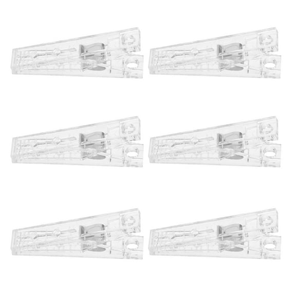 UPGRATOR Plastic Clothing Clips for Sewing Tool 6Pcs