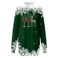 thumbnail image 3 of WILLBEST Vestidos De Verano Sudadera Larga Con Estampado Navideño Para Mujer Top Informal Y Cómodo Para Las Vacaciones 2025 Elegante Y Acogedor Para La Temporada De Invierno, 3 of 3