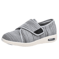 thumbnail image 5 of zapatos para caminar para hombre y mujer, zapatos cálidos de gamuza para personas mayores, pies anchos seniles, zapatos hinchados, zapatos suaves y cómodos para diabéticos, 5 of 5