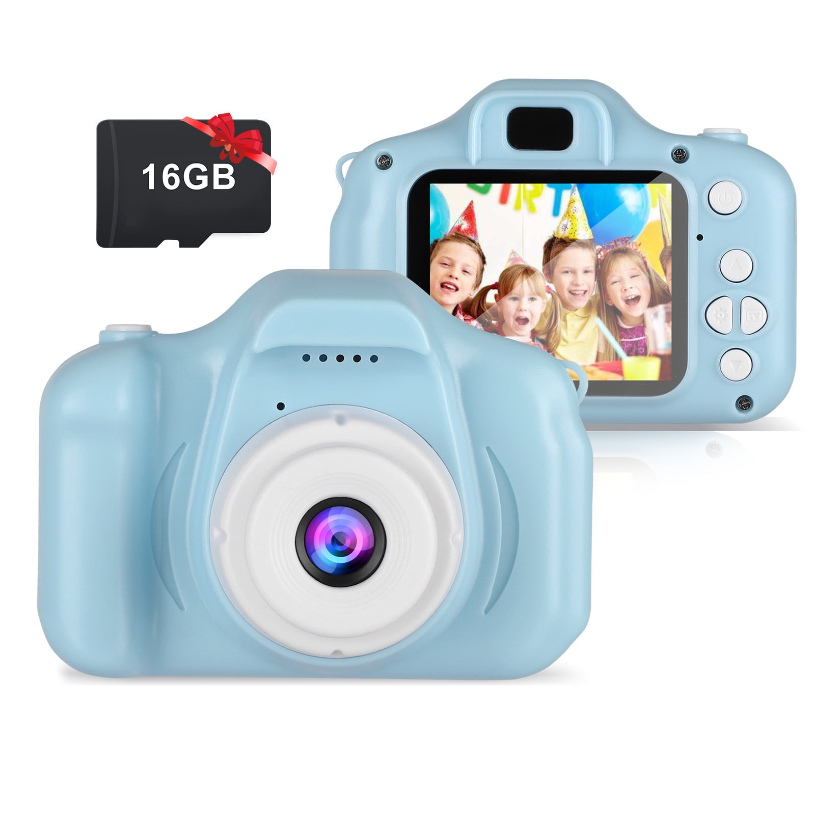 8MP HD 1080P Shockproof & Safe Kids/Childrens Digital Camera 2.4" Screen 