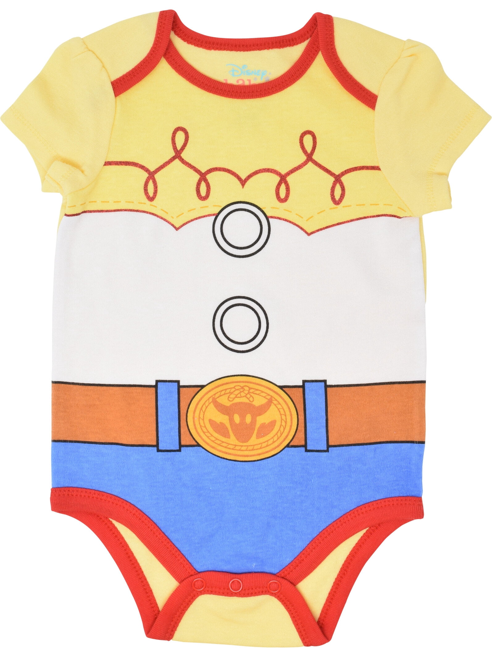 Disney Pixar Toy Story Bo Peep Jessie Infant Baby Girls 5 Pack Bodysuits Newborn to Infant