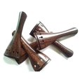 thumbnail image 2 of French Model Violin Tailpiece, 4/4 Size Tamarind Wood Violin Part, Unique Wood 1 Piece Tailpiece, Handmade Luthier Supplies Violin Setup, 2 of 4