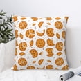 thumbnail image 4 of Wukai Yellow Biscuit Premium Polyester Fleece Pillow Covers with Hidden Zipper Closure,Luxuriously Soft and Durable-16"x16", 4 of 7