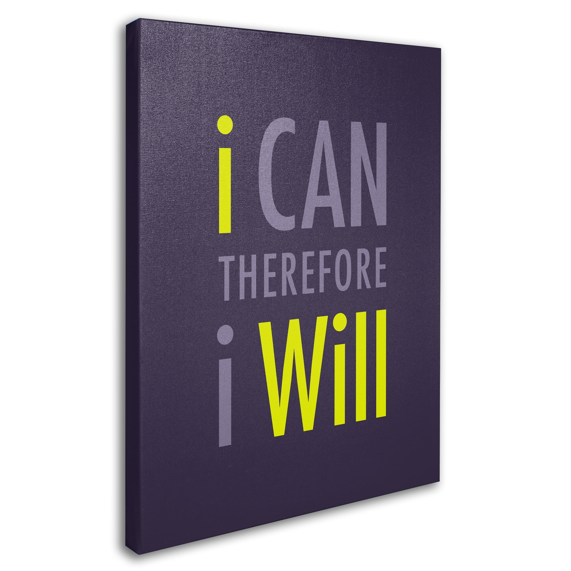 Trademark Fine Art "I Will I" Canvas Art by Megan Romo