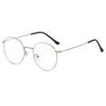 thumbnail image 1 of Petites Lunettes Rondes Classiques Unisexes Légères Lunettes Non Transparentes Lentilles Adaptées aux Deux et, 1 of 3