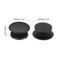 thumbnail image 2 of Unique Bargains Plastic Button Charm, 12 x 10mm Dia Button Accessories, Black 100 Pack, 2 of 4