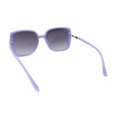 thumbnail image 4 of Womens Classic Chic Understated 90s Designer Fashion Butterfly Sunglasses Purple - Smoke, 4 of 4