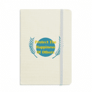 Jianjun Country Protects Happiness Notebook Official Fabric Hard Cover Classic Journal Diary