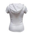 thumbnail image 2 of Playera Athletic Works para Mujer, con Capucha Blanco Talla  M, 2 of 4
