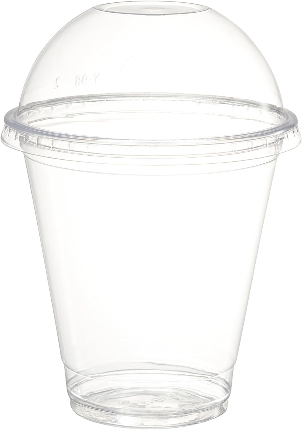 GUSTO 12 oz Clear Plastic Cups with Dome Lids (No Hole), Disposable Cups  for Parfaits, Fruit Cups, Desserts & Snacks, 50 Count - Walmart.com