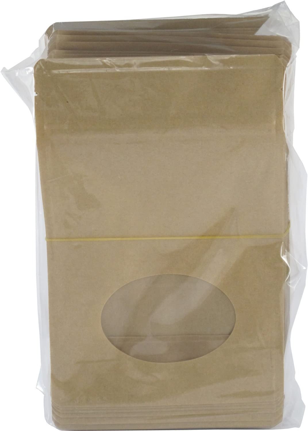 Natural Stand Up Pouches With Window And Zip Lock Food Storage Bag 