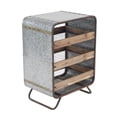 thumbnail image 6 of DecMode 26" x 20" Brown Metal Industrial Chest, 6 of 9