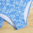 thumbnail image 6 of GYRATEDREAM 7-12Y Girls 3 Pieces Swimsuit Flower Print Soild Tie-dye Bikini Set w/Beach Skirt Bathing Suit, 6 of 6