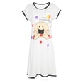 thumbnail image 3 of JEFFRICO Womens Nightgowns Sleepwear Soft Pajama Dress Nightshirts Plus Size, 3 of 3