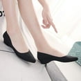 thumbnail image 3 of Liquidation! Chaussures Plates pour Femmes Confortables à Enfiler Ballerines à Bout Pointu, 3 of 9
