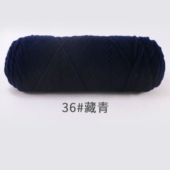 Nvzi 1 Piece 100g Dark Blue Cotton Yarn,Soft Yarn for Crocheting,Yarn for Crafts,High-Quality Yarn Ideal for DIY Handicrafts, Durable Yarn–Perfect for Daily Handcrafting Needs​