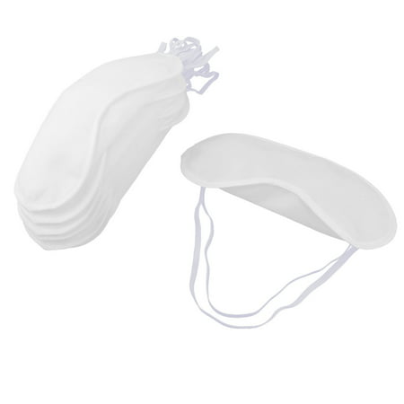 Polyester Sleeping Eye Mask Shade Cover Eyepatch Blindfold Eyeshade White