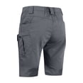thumbnail image 4 of Fabrcox M-6XL Men Shorts Cargo Big and Tall Men’s Athletic Shorts Sports Workout Gym Bermuda Shorts Men with Zip Pockets No Belt Gray XXXL, 4 of 5
