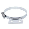 thumbnail image 2 of United Pacific 10329 Exhaust Clamp   7", Chrome, Cab, For Peterbilt, 2 of 4