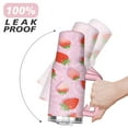 thumbnail image 6 of Strawberry1 40 Oz Tumbler with Handle Lid and Straw, Stainless Steel Double Walled Vacuum Insulated Cup, Cute Anniversary Wedding Birthday Gifts Tumbler for Women Men Friends Outdoor Indoor, 6 of 7