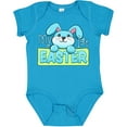 thumbnail image 3 of Inktastic My First Easter Cuddly Blue Bunny Boys or Girls Baby Bodysuit, 3 of 5